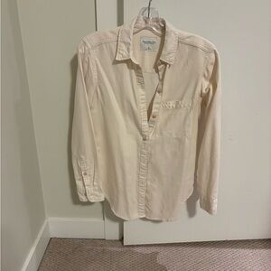 Abercrombie & Fitch Off-White Button-Up Shirt